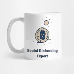 Social Distancing Expert - 1bit Pixel Art Mug